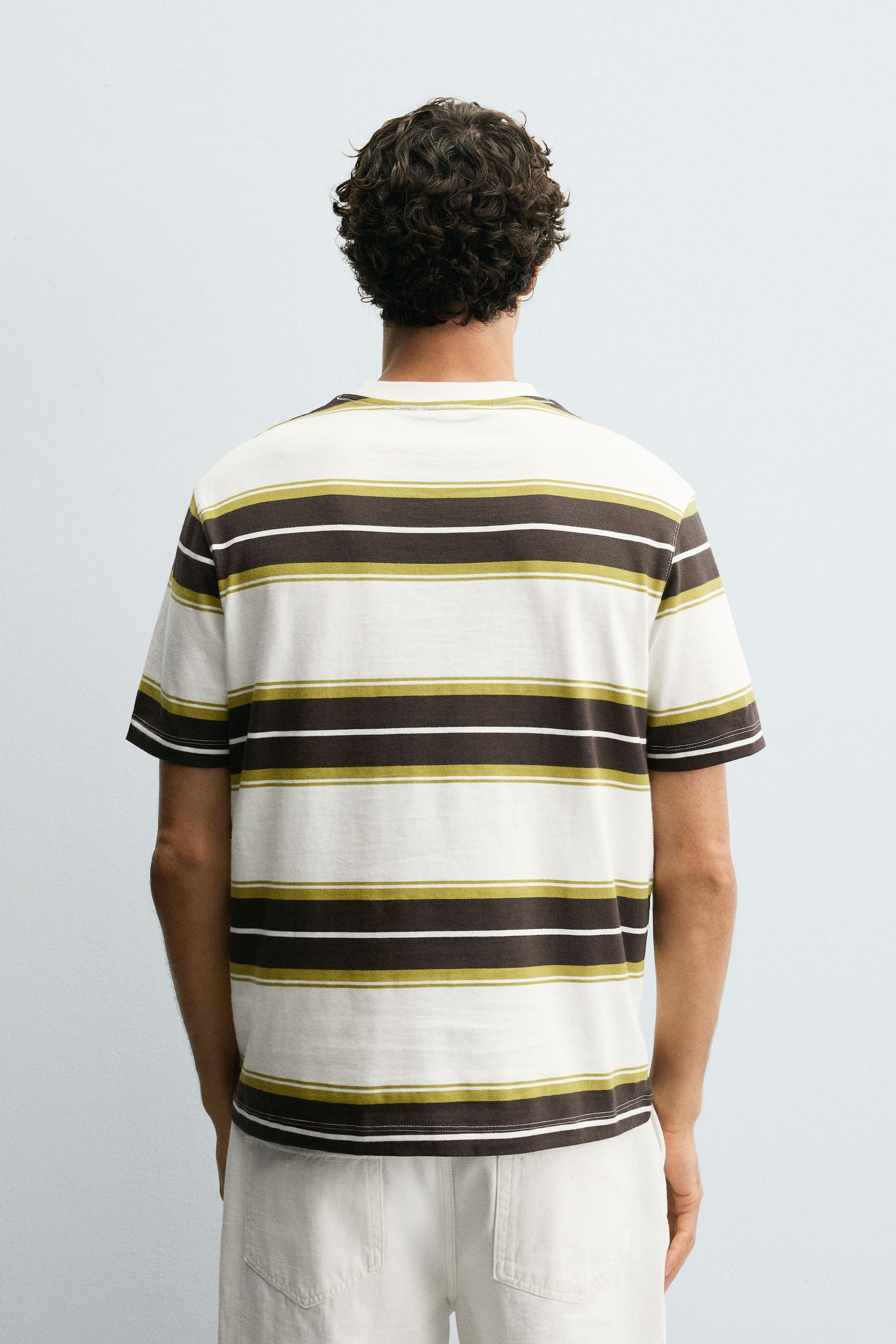STRIPED JACQUARD T-SHIRT - Image 3
