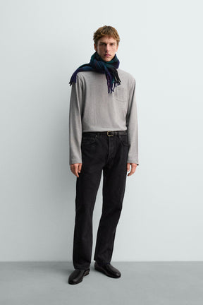 LONG SLEEVE T-SHIRT WITH POCKET AARON LEVINE X - Image 1