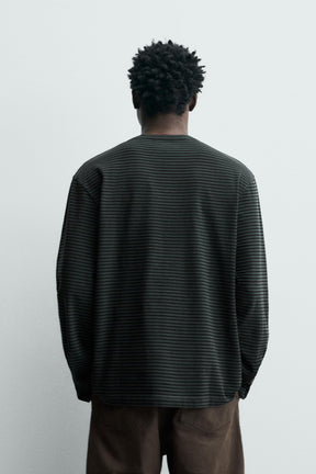 WASHED STRIPED T-SHIRT - Image 3