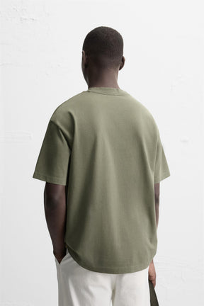 HEAVYWEIGHT REGULAR FIT BASIC T-SHIRT - Image 3