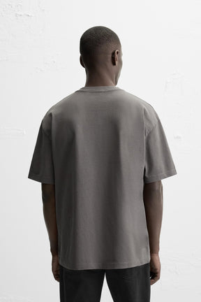 HEAVYWEIGHT REGULAR FIT BASIC T-SHIRT - Image 3