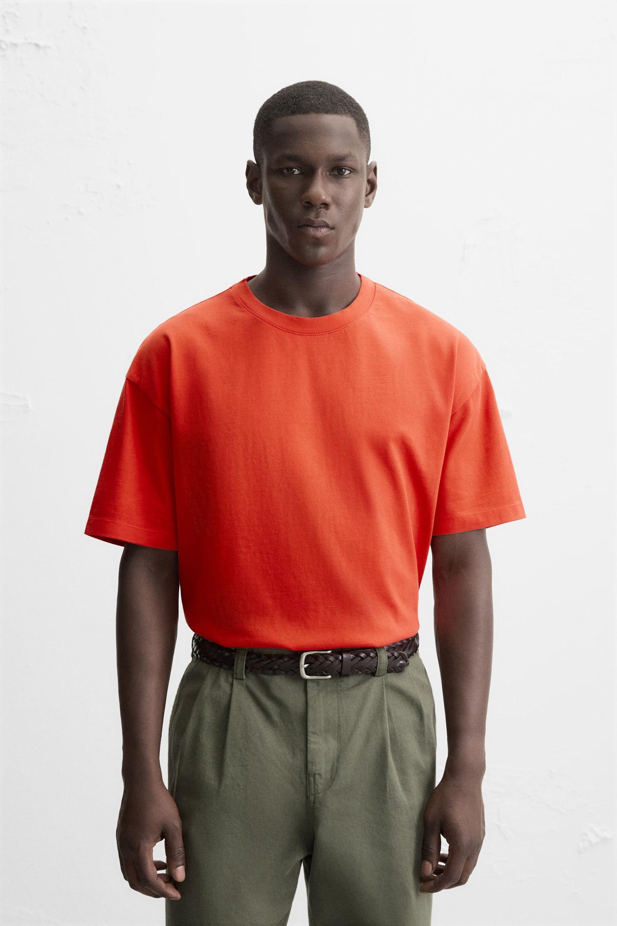 HEAVYWEIGHT REGULAR FIT BASIC T-SHIRT - Image 2