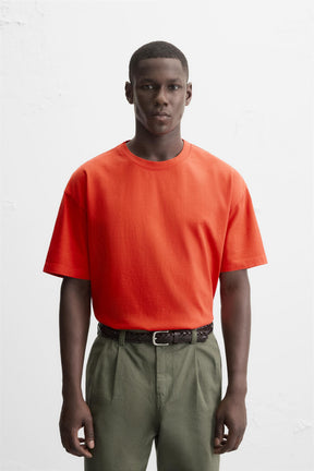 HEAVYWEIGHT REGULAR FIT BASIC T-SHIRT - Image 2