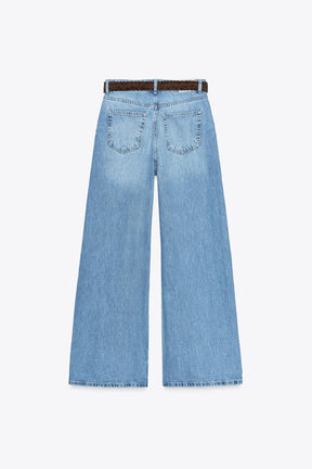 High-Waist Wide-Leg Jeans