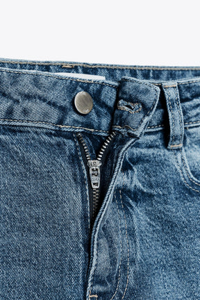 High-waist belted culottes