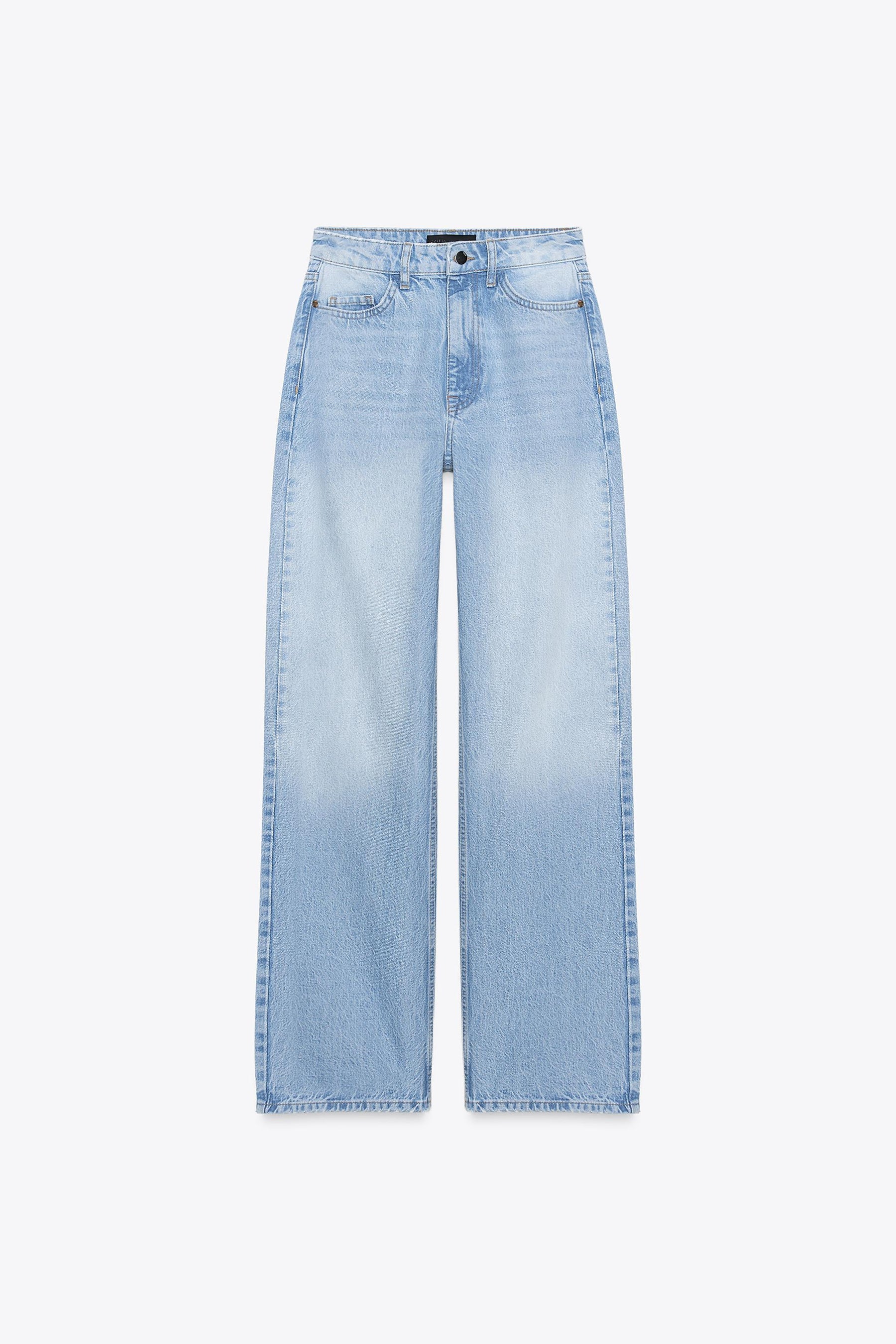 High-waist full-length jeans
