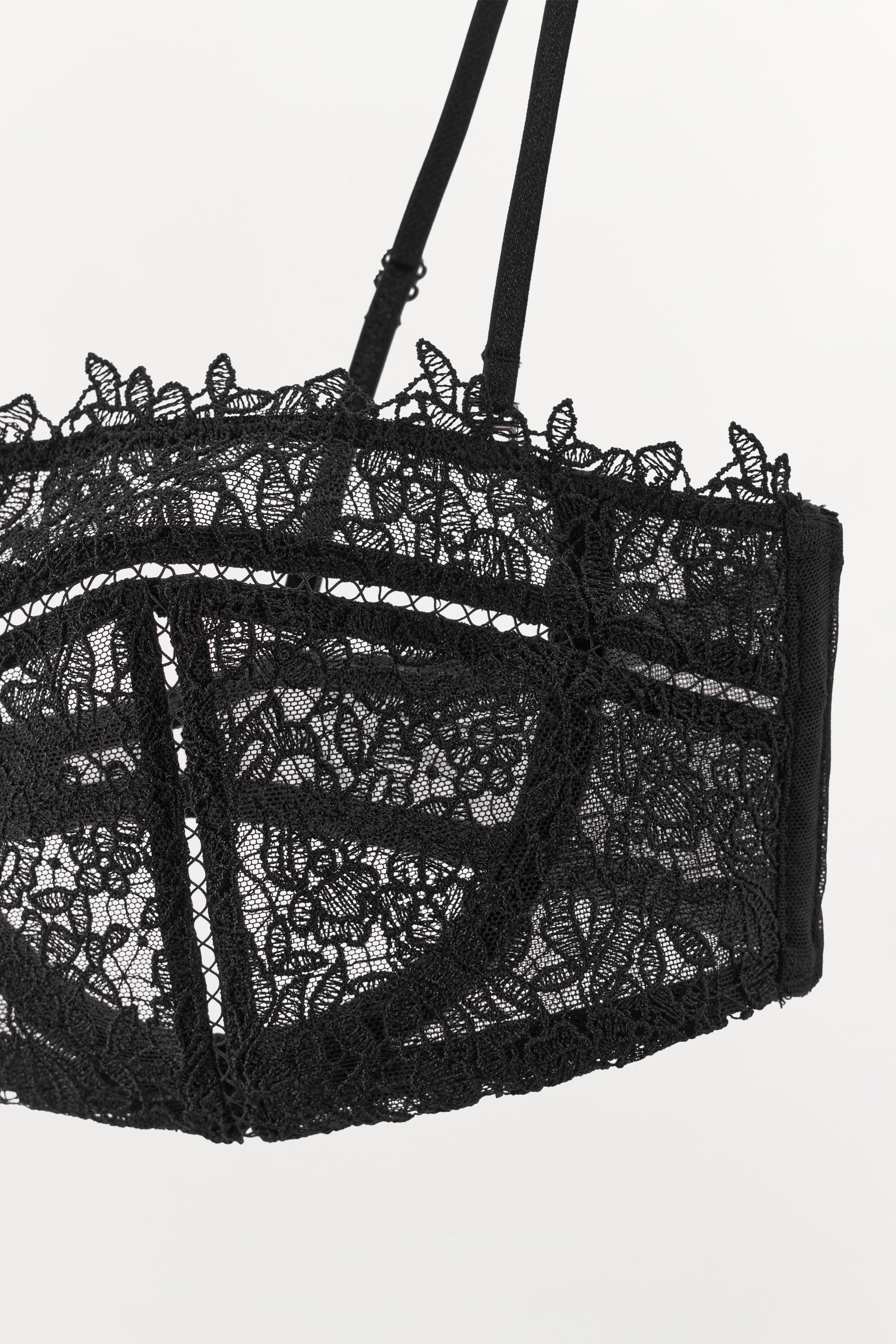 Underwired Mesh Lace Bra