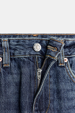 Wide-Leg Cropped Jeans