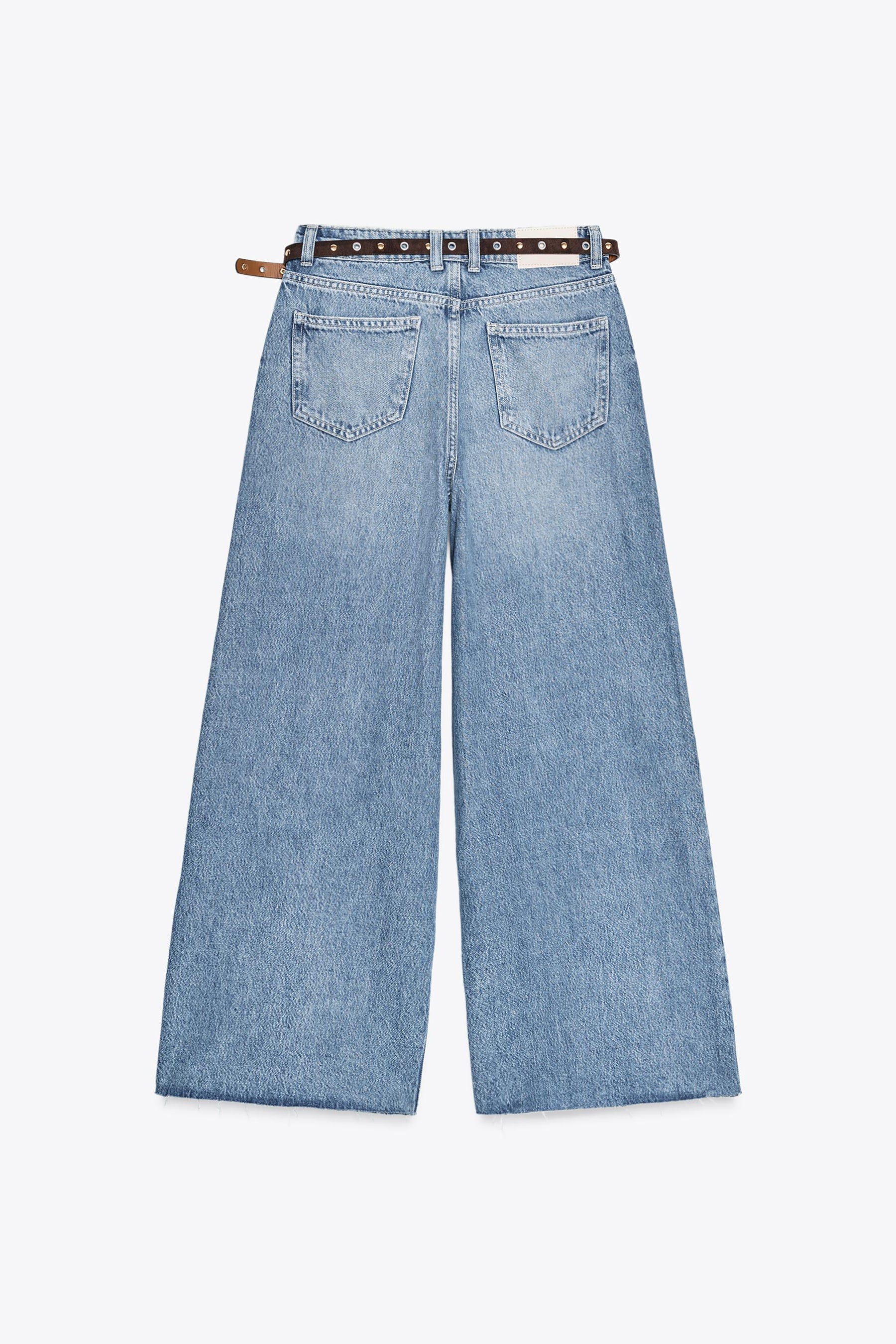 CROPPED HIGH-WAIST JEANS