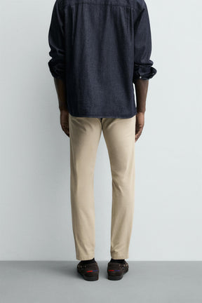 SKINNY FIT CHINO TROUSERS - Image 3
