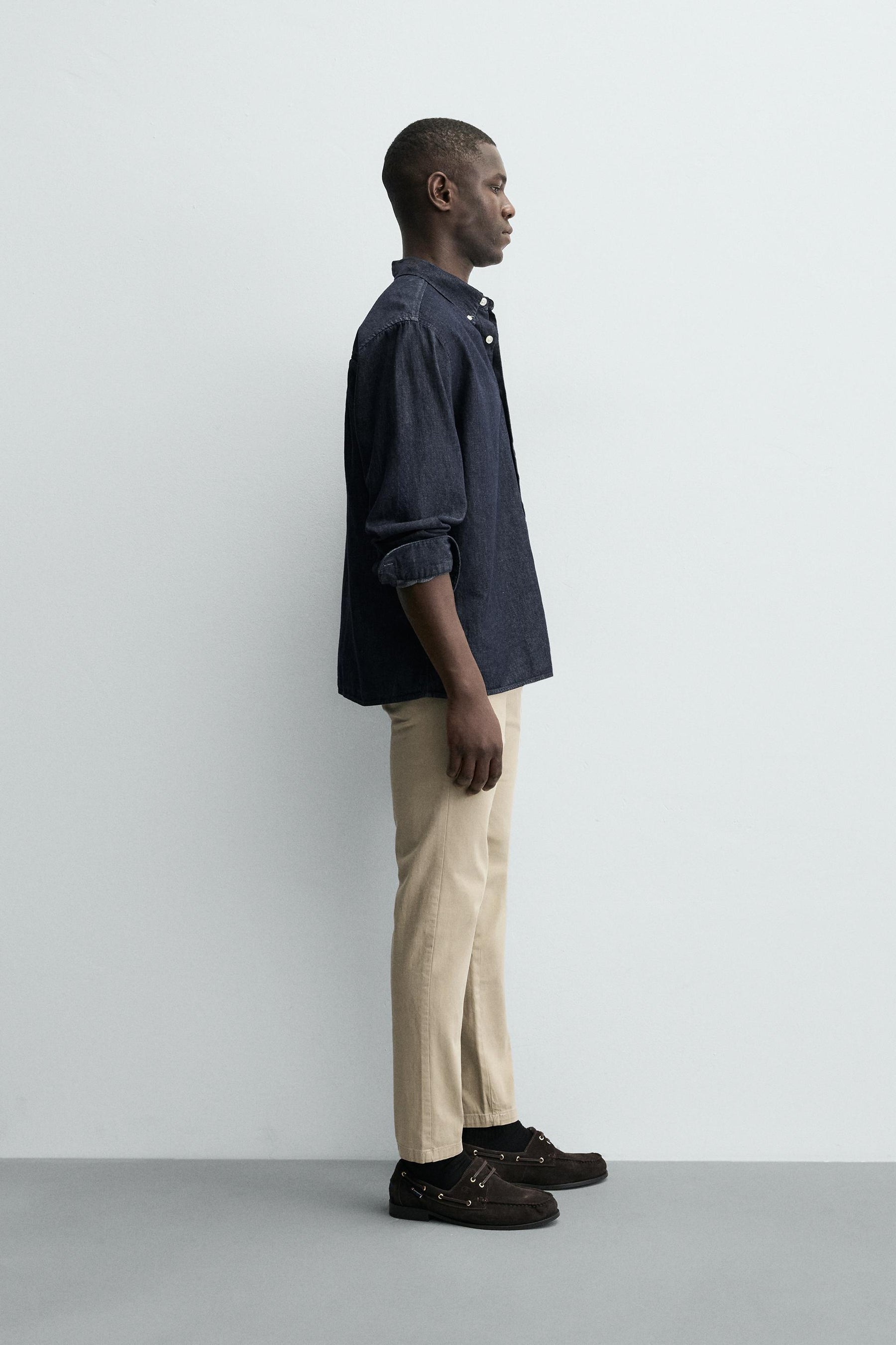 SKINNY FIT CHINO TROUSERS - Image 4