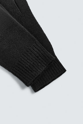 KNIT WOOL BLEND GLOVES - Image 3