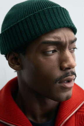 SHORT WOOL BLEND BEANIE - Image 3