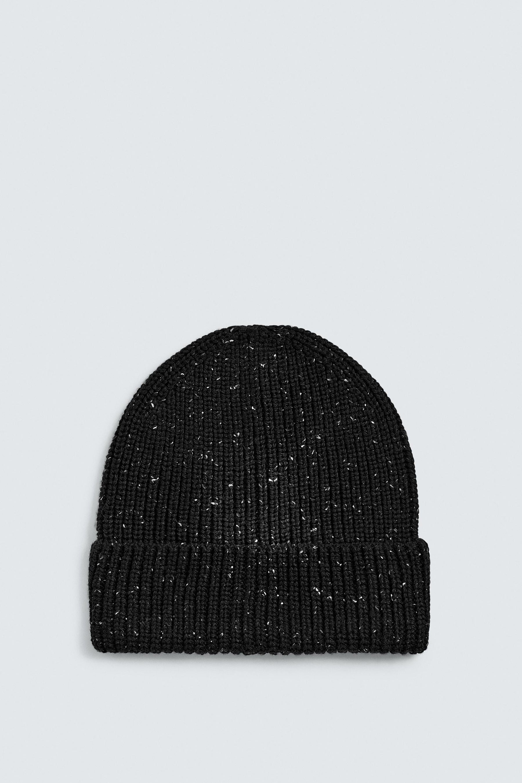 TEXTURED KNIT HAT WITH BUTTONS - Image 4