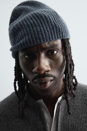 RIBBED WOOL BEANIE - Image 2