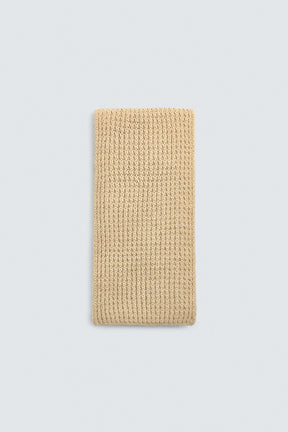 LIMITED EDITION WAFFLE KNIT SCARF - Image 3