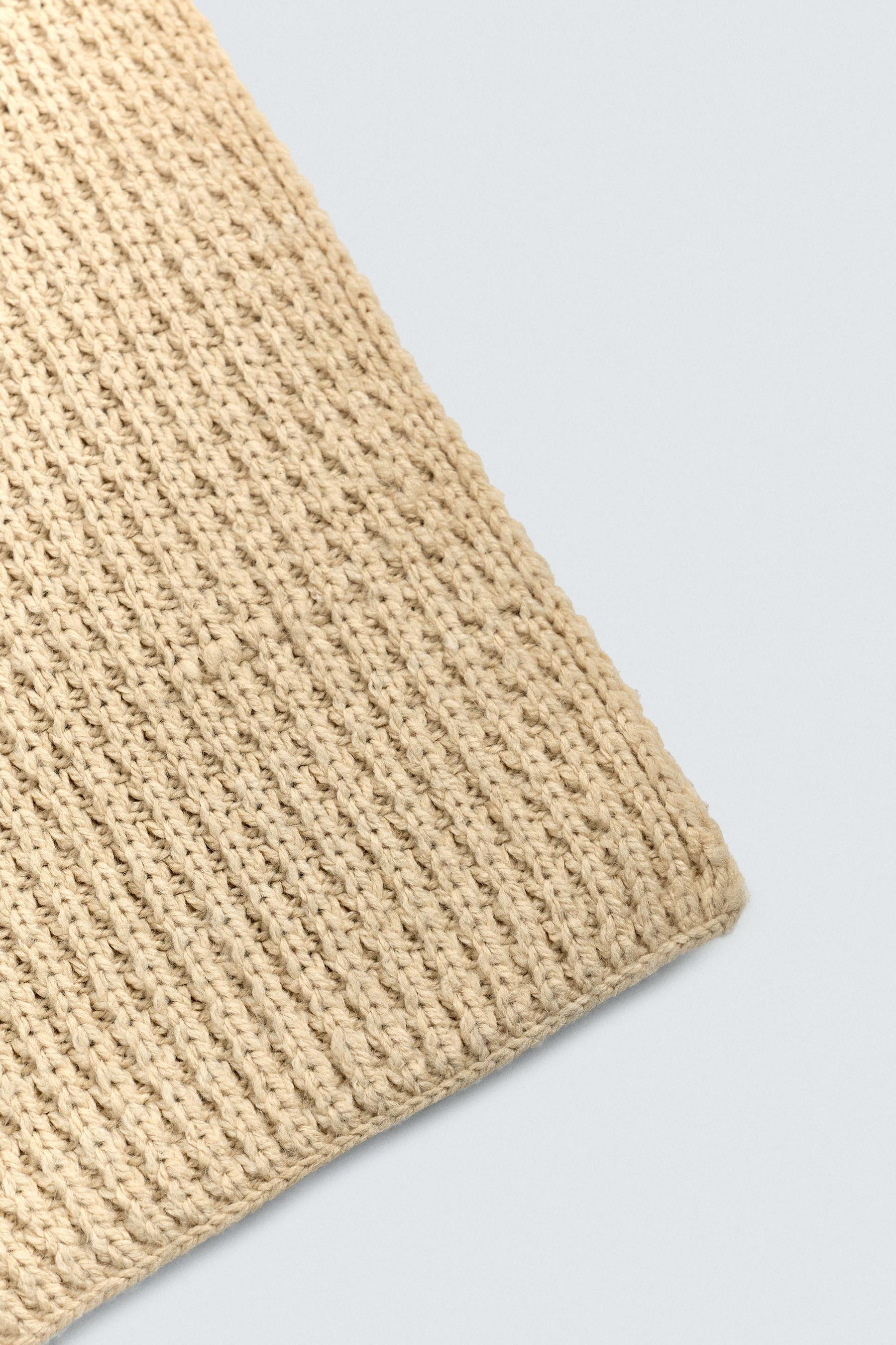 LIMITED EDITION WAFFLE KNIT SCARF - Image 5