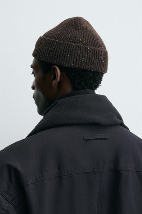 SHORT STRUCTURED BEANIE - Image 3