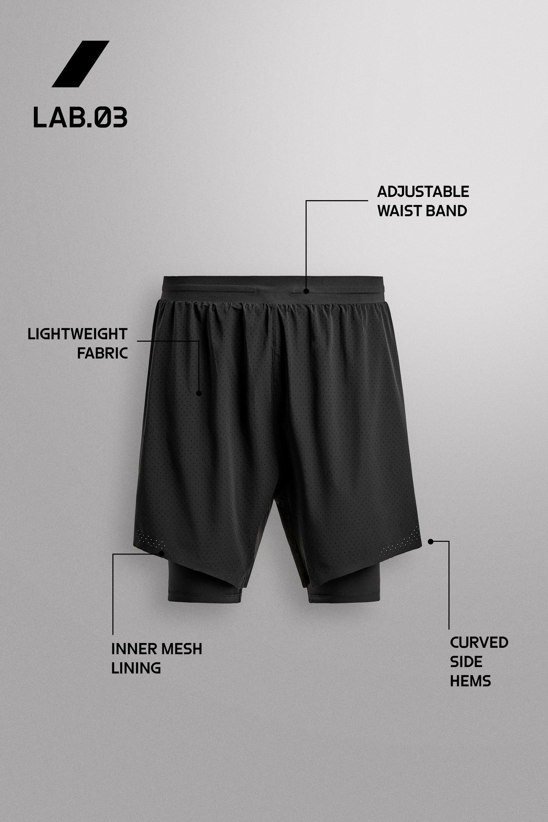 Dual Running Shorts