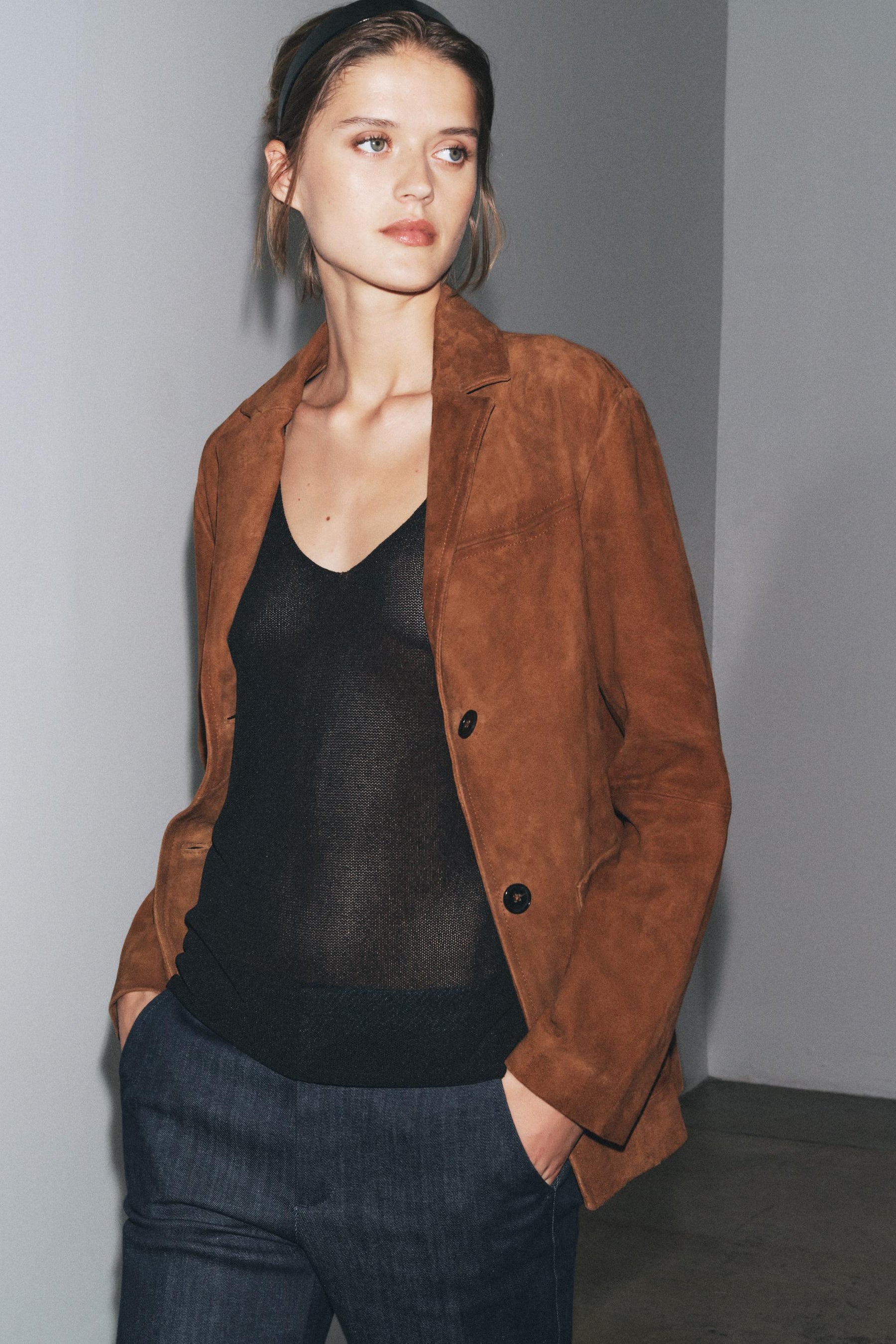 Oversized Suede Jacket Limited