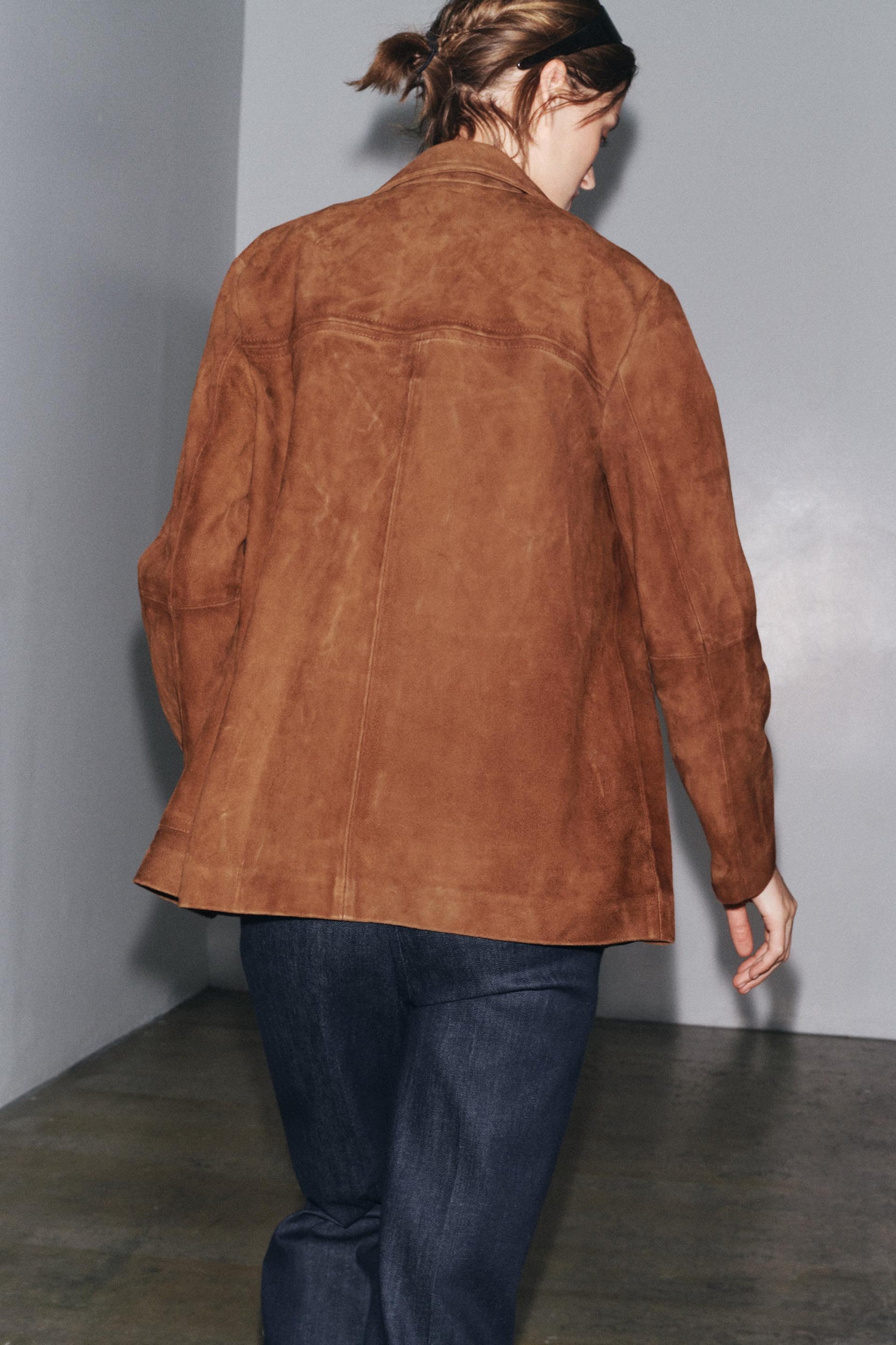 Oversized Suede Jacket Limited