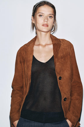 Oversized Suede Jacket Limited