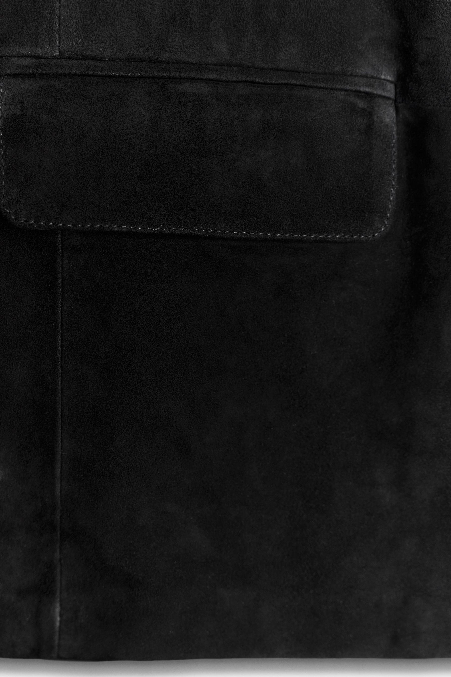 Oversized suede limited jacket