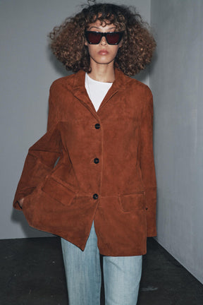 Oversized suede limited edition