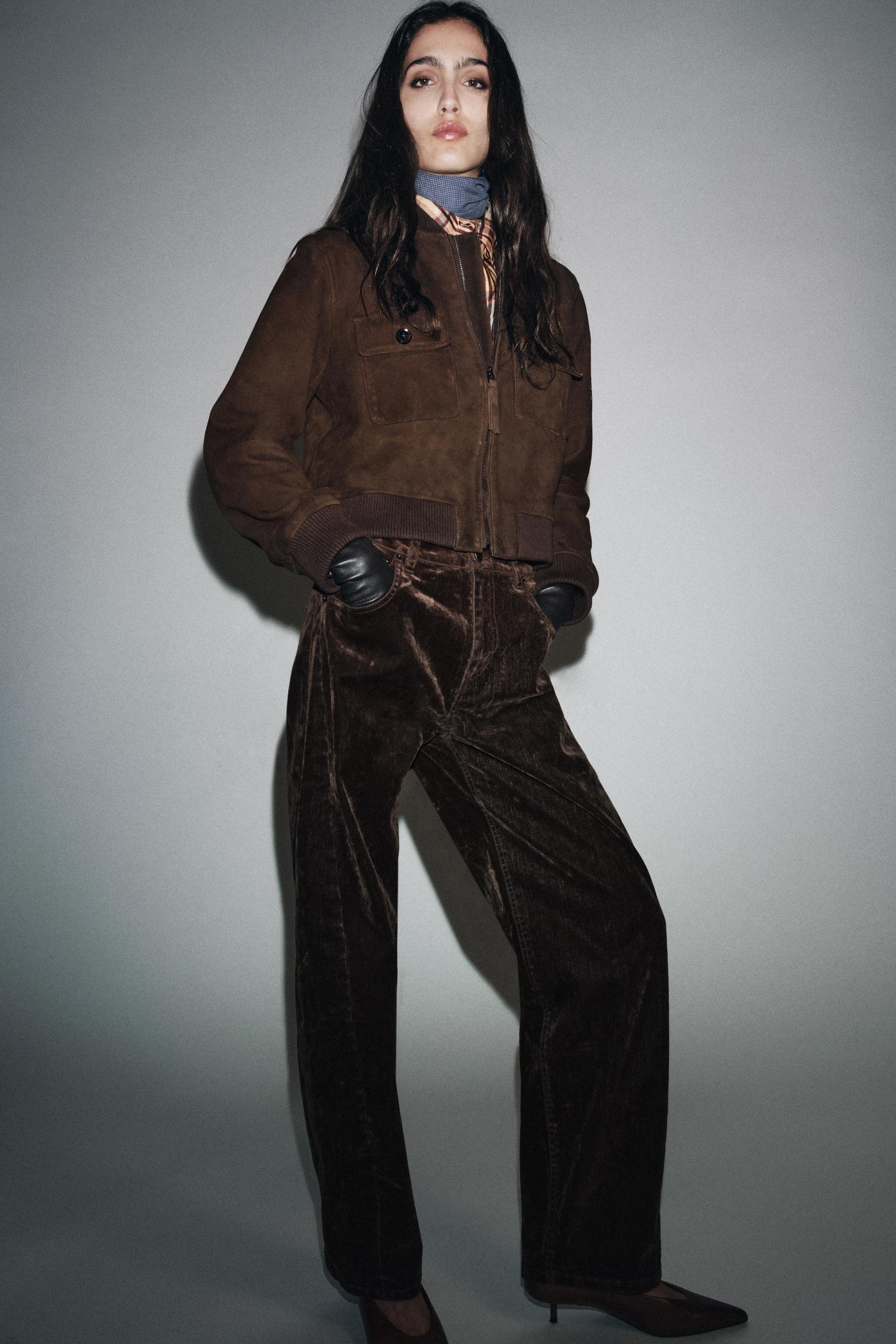 SUEDE LEATHER BOMBER JACKET - Image 7