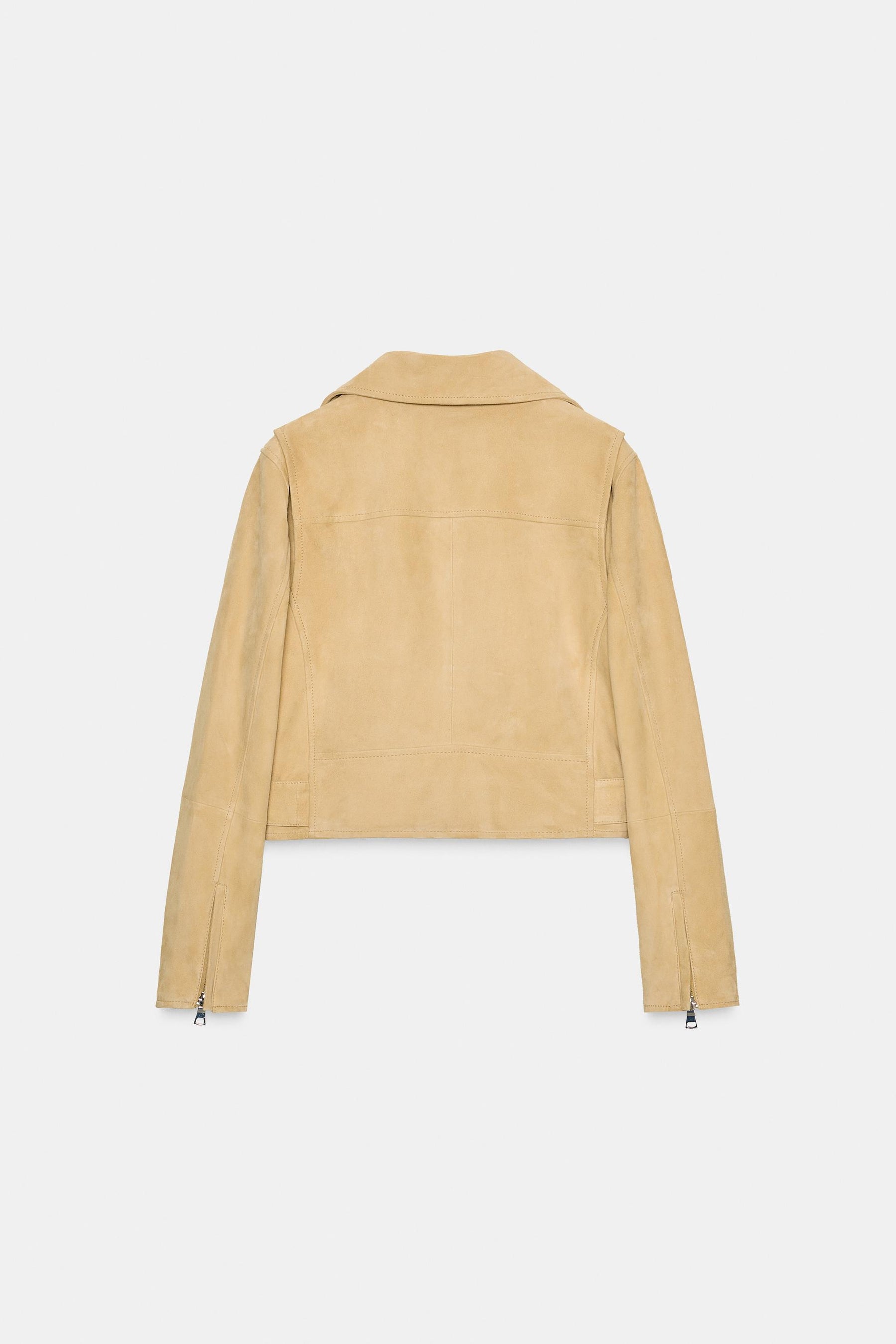 Suede leather jacket limited