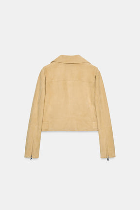 Suede leather jacket limited