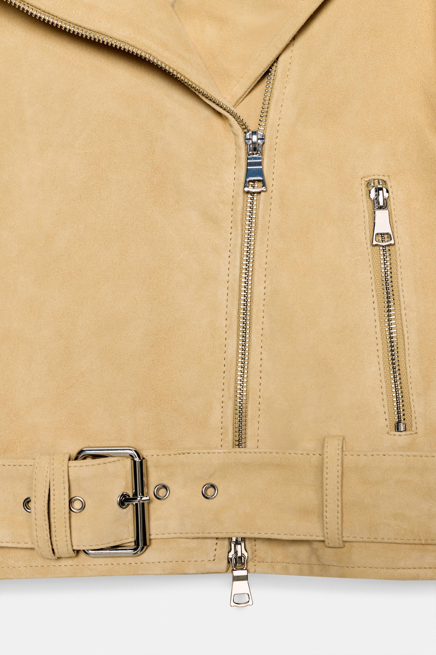 Suede leather jacket limited