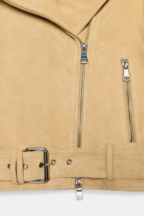 Suede leather jacket limited