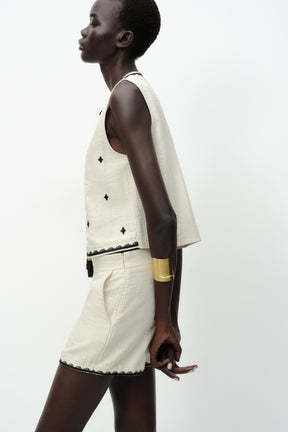 TASSEL EMBROIDERED GILET - Image 4