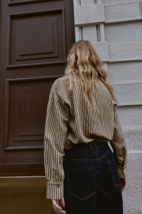 Striped cotton shirt