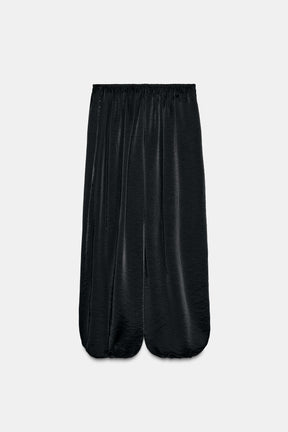 Satin Balloon Trousers