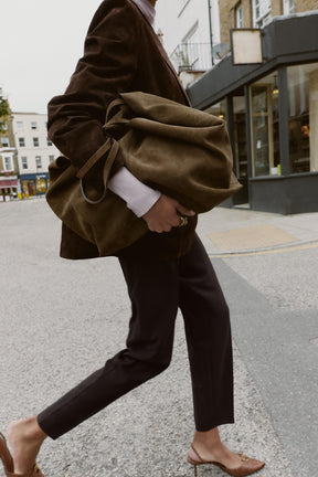 Belted Darted Trousers