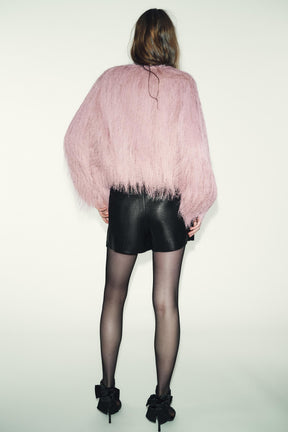FRINGED BOMBER JACKET