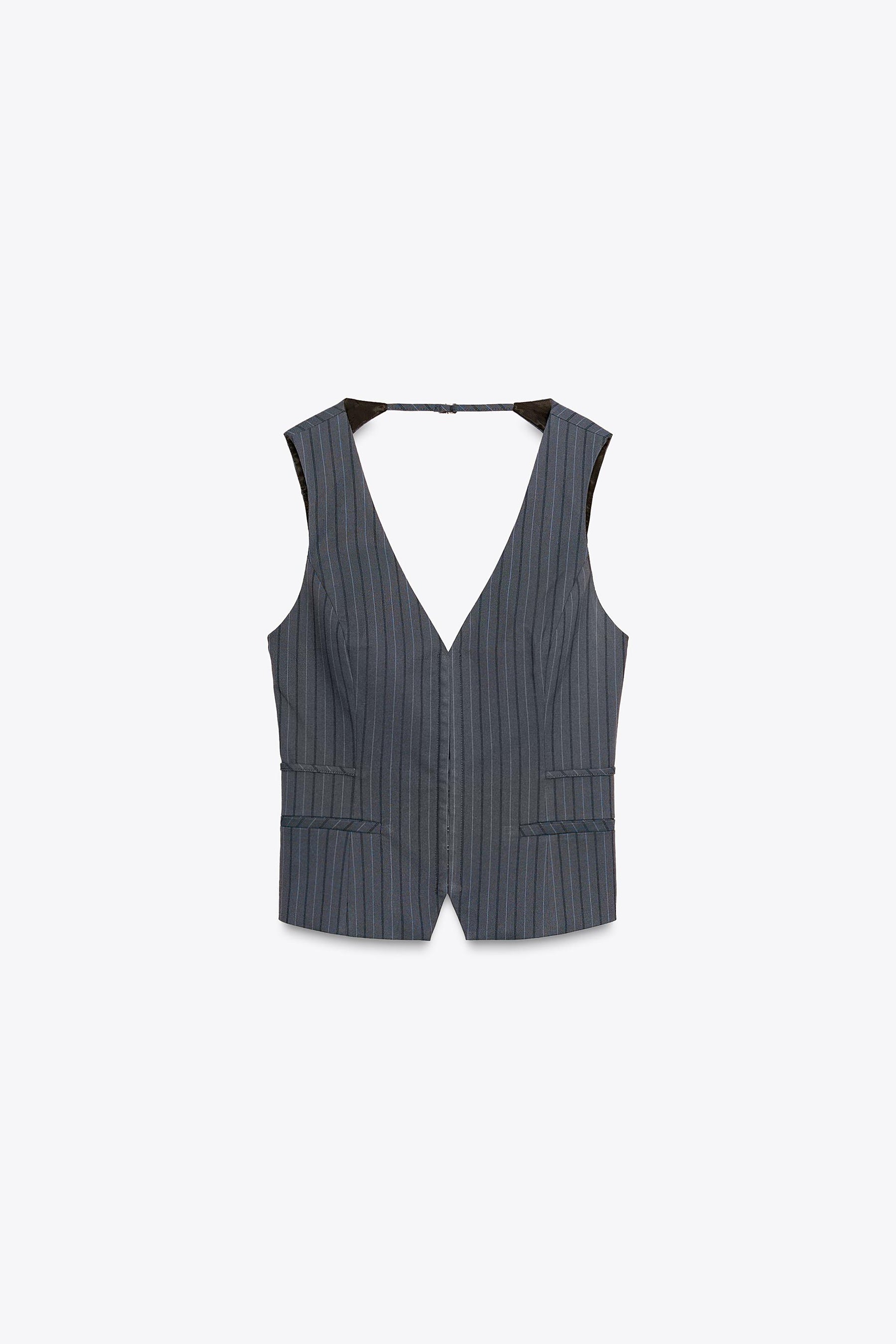 Pinstripe waistcoat