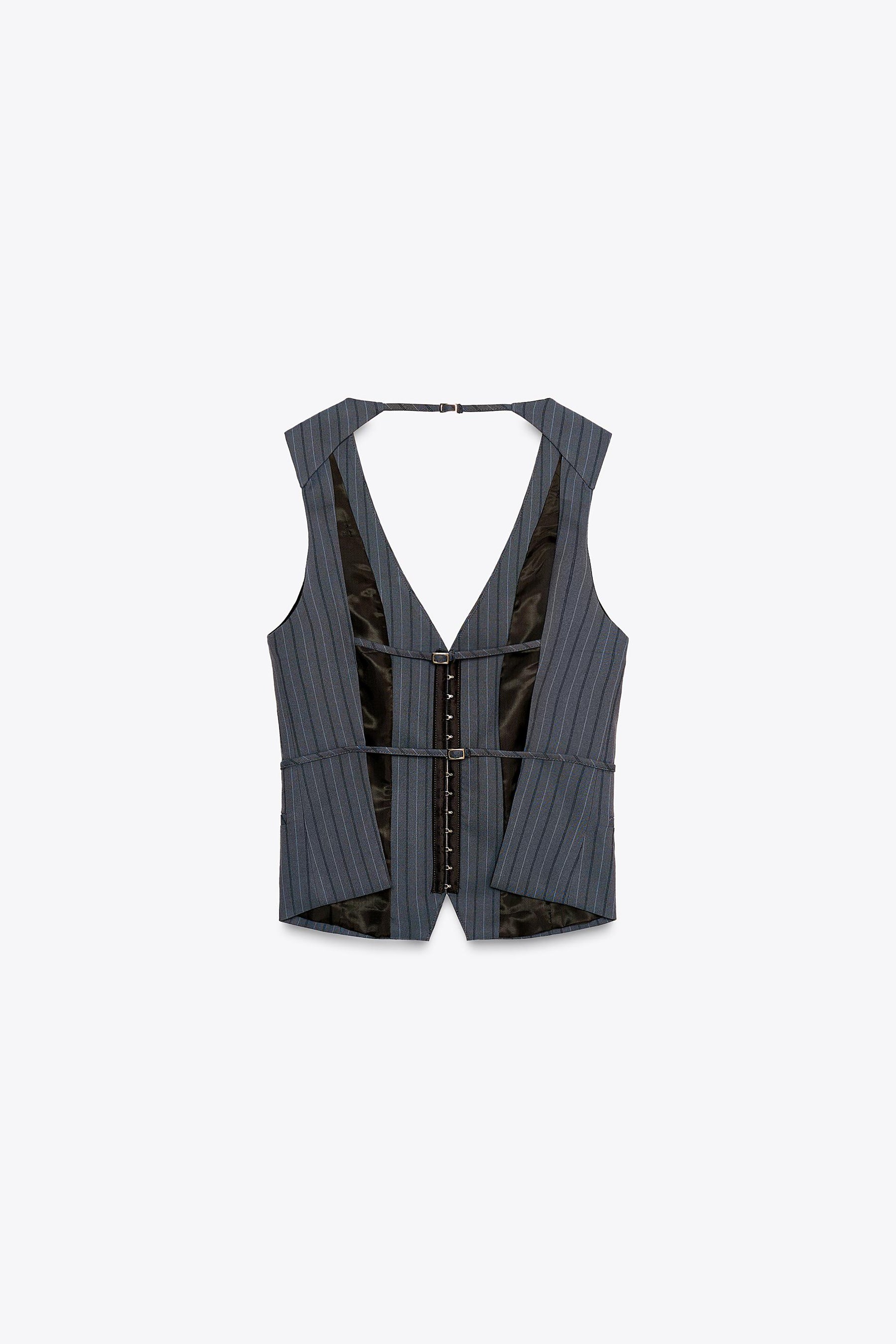 Pinstripe waistcoat