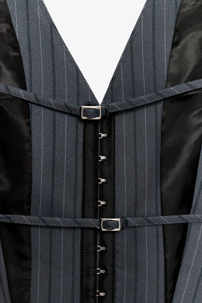 Pinstripe waistcoat