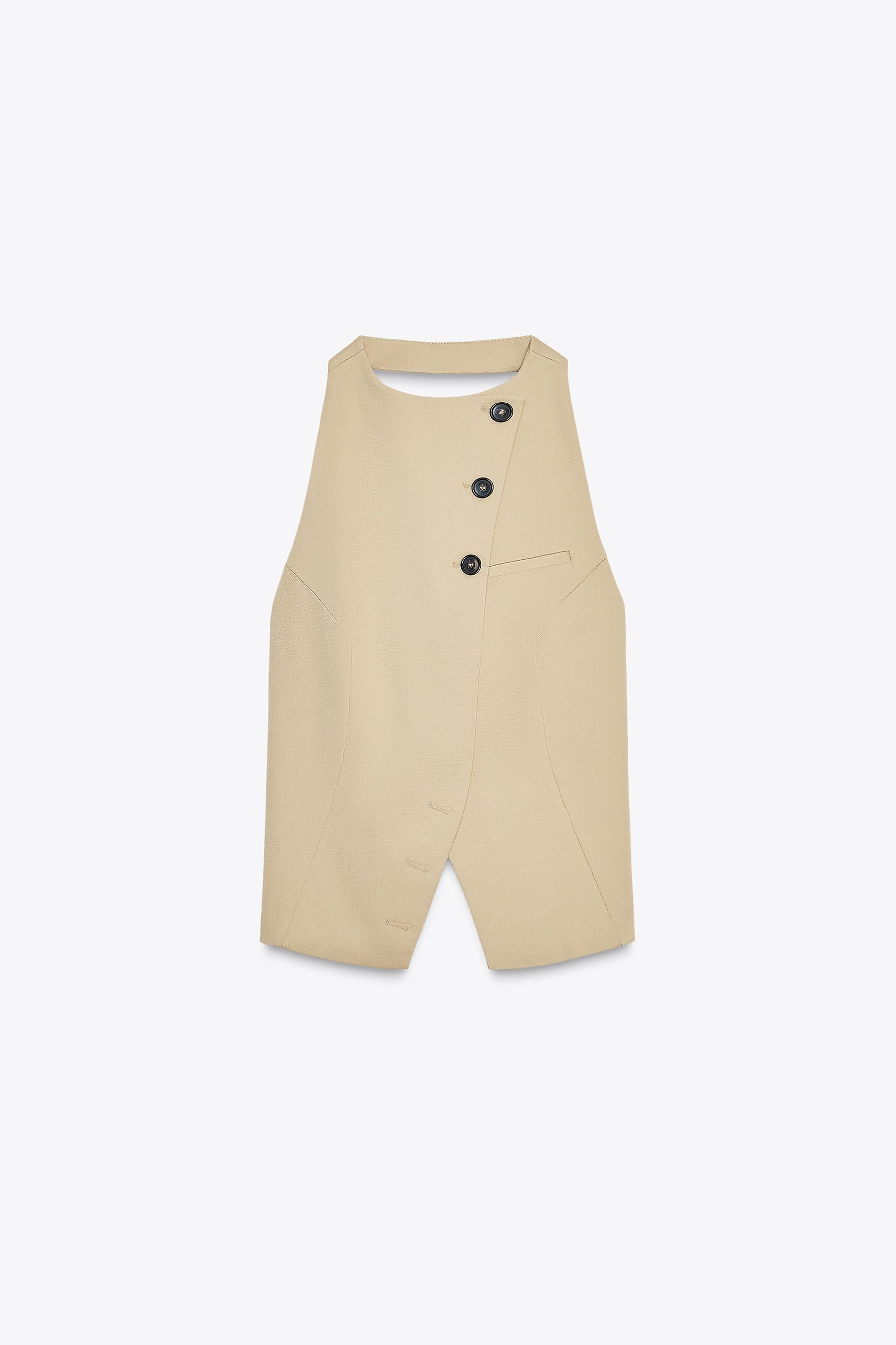 Open-Back Waistcoat Top