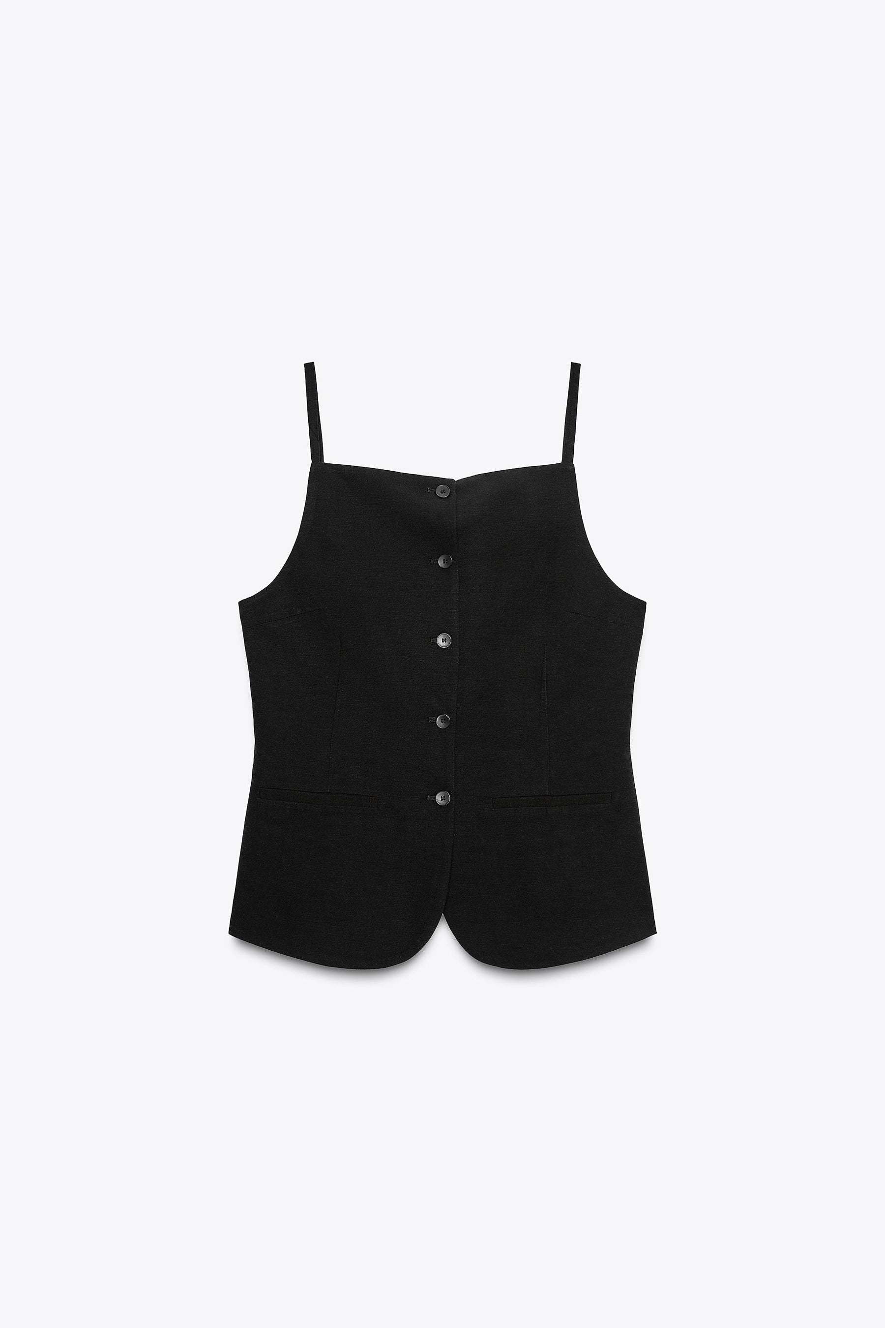 Buttoned Waistcoat Top