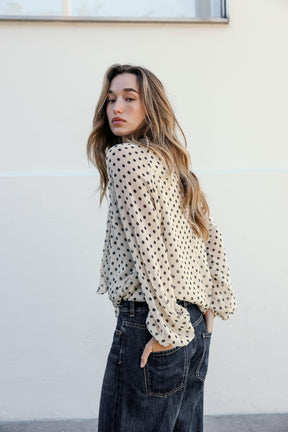 Polka Dot Blouse