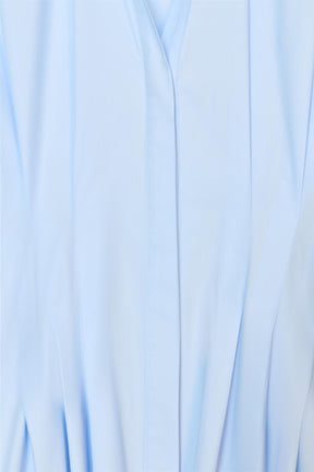 Pleated Poplin Shirt