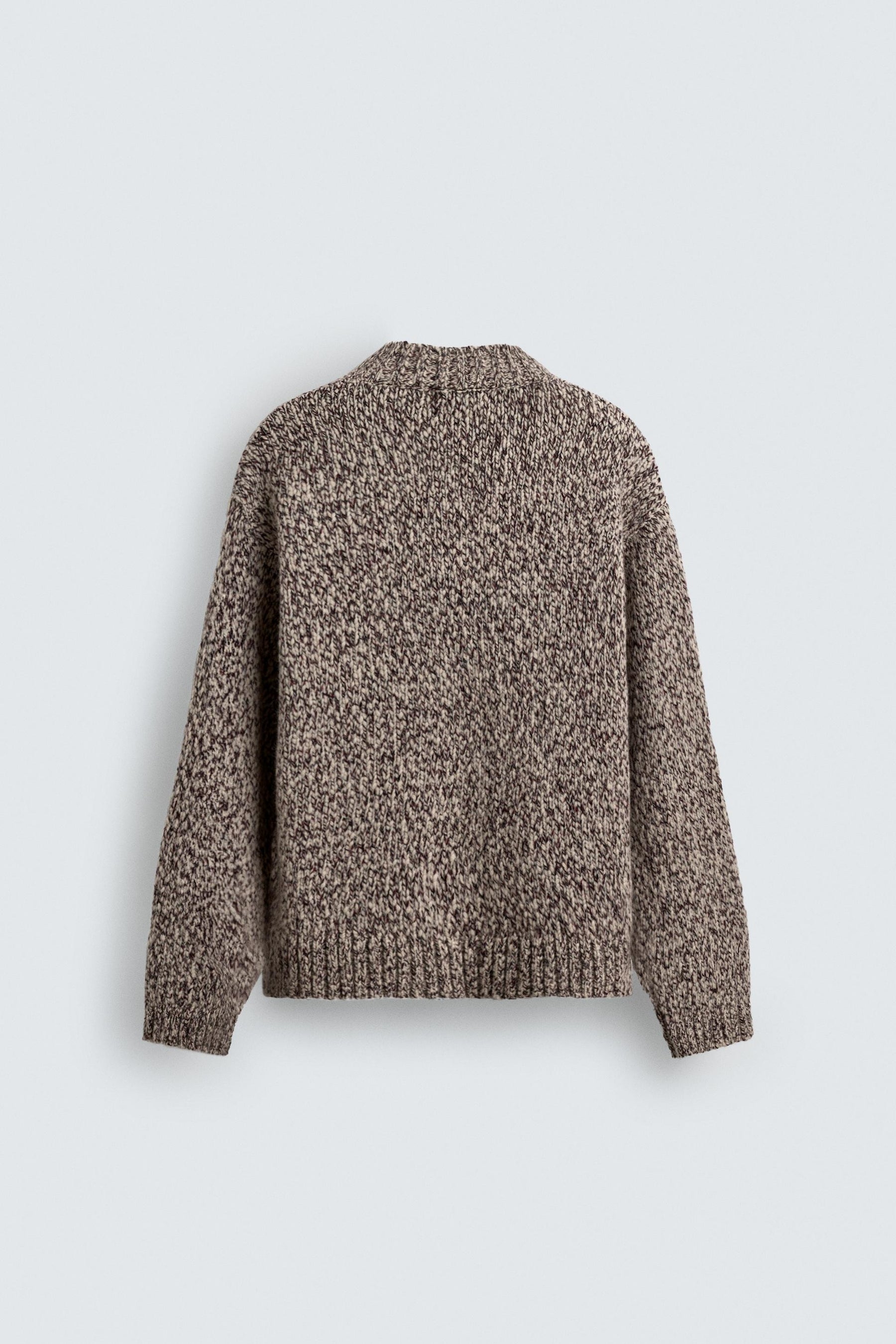WOOL BLEND TEXTURED JUMPER - Image 8