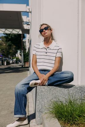 SHORT SLEEVE KNIT POLO SHIRT - Image 5