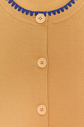 CARDIGAN WITH CONTRAST EMBROIDERY - Image 9