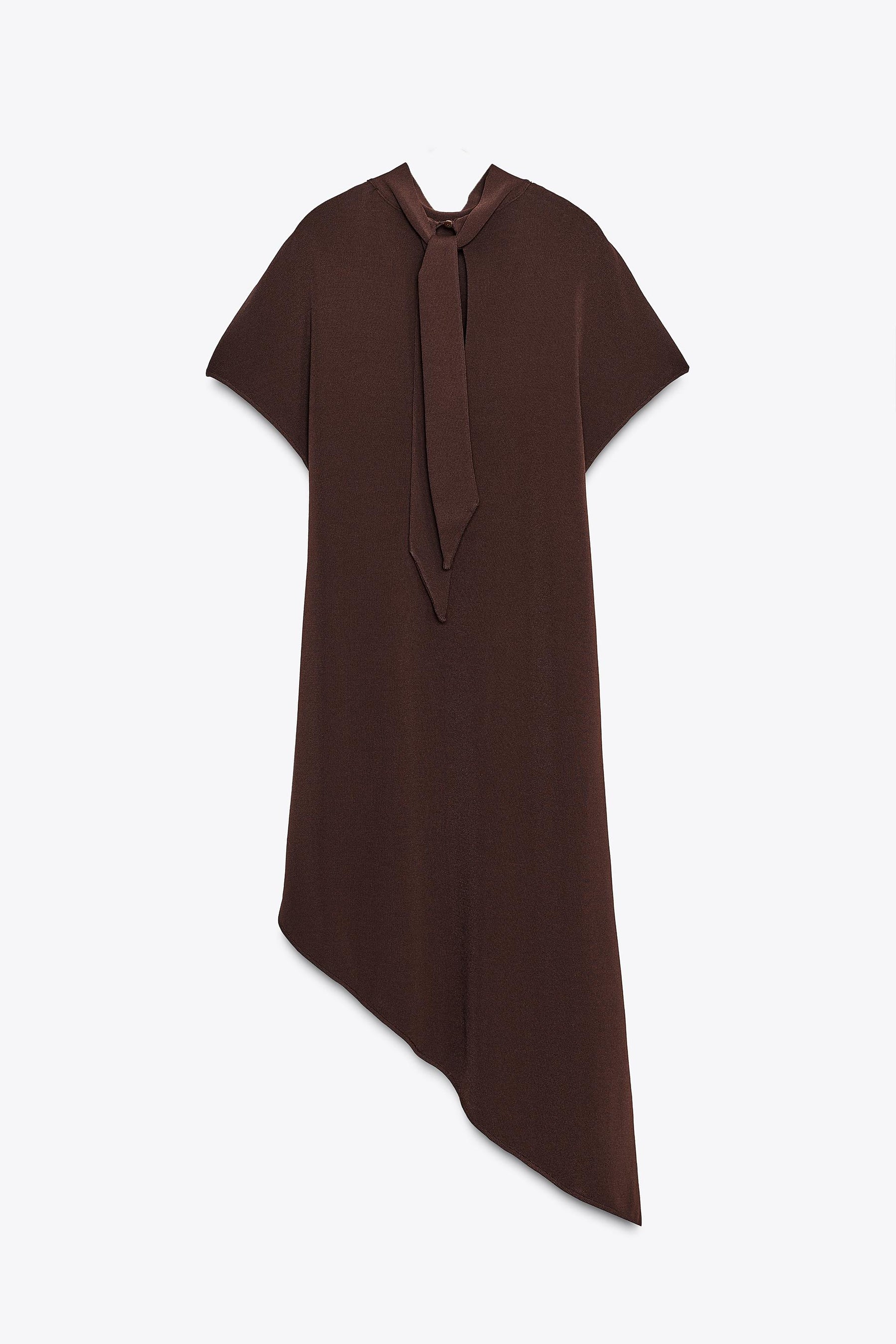 MIDI TUNIC DRESS WITH BOW - Image 7