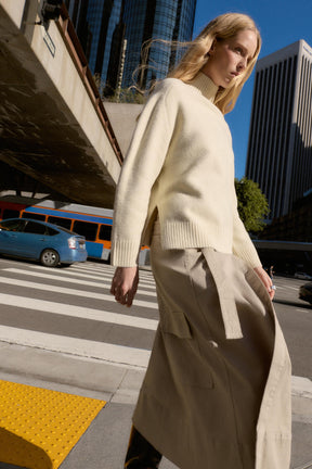 KNIT HIGH NECK JUMPER